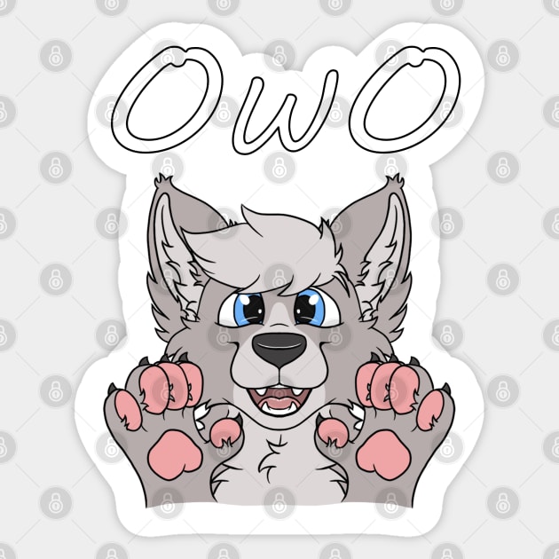 OwO furry Sticker by WolvesSoul